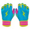 Bear Series Short Cuff Batting Gloves - Caribbean Blue